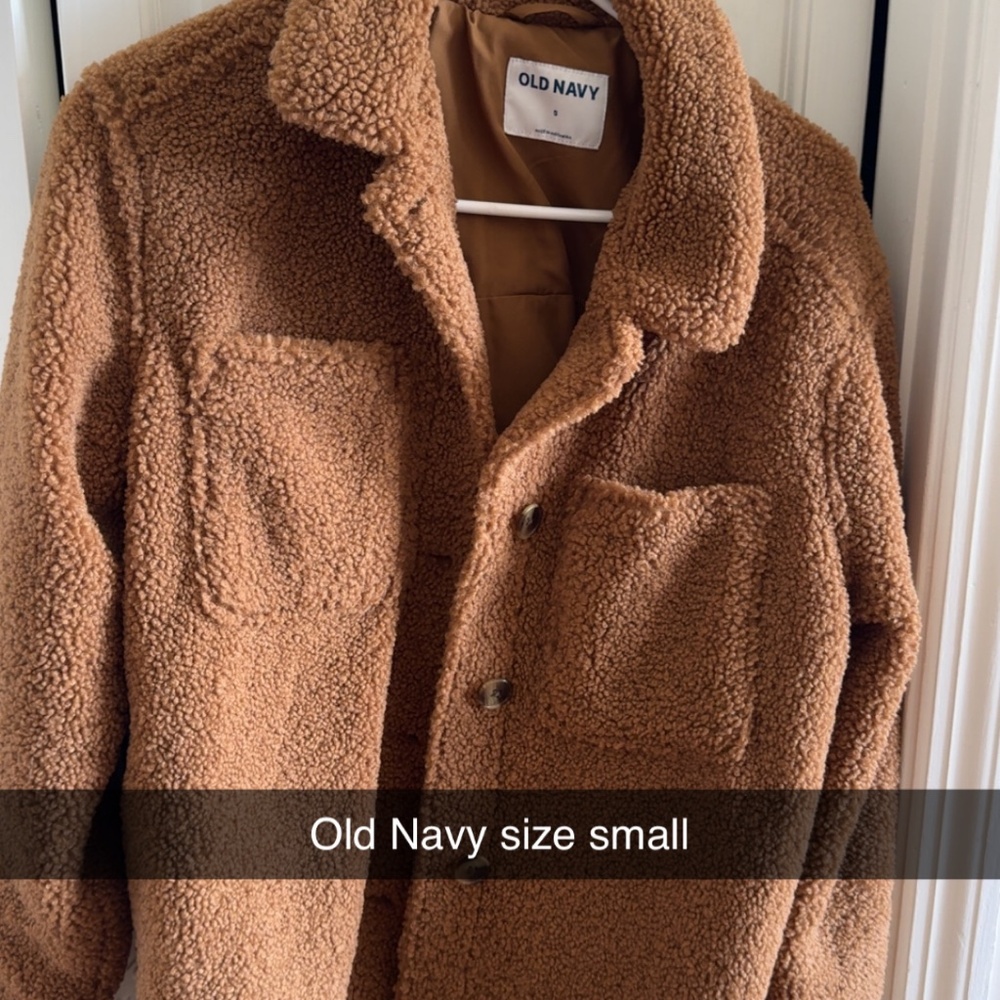 Teddy Jacket Women’s Old Navy size small